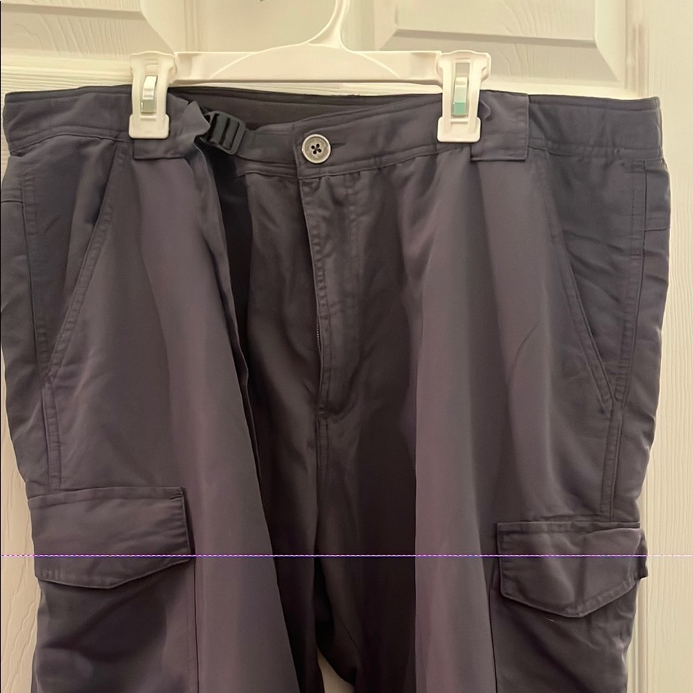 Pacific Trail Gray Cargo Pants Relaxed Fit